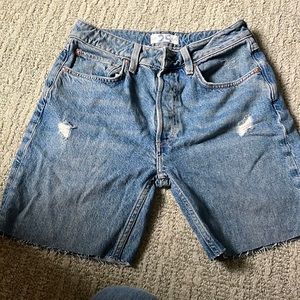Free People Jean Shorts